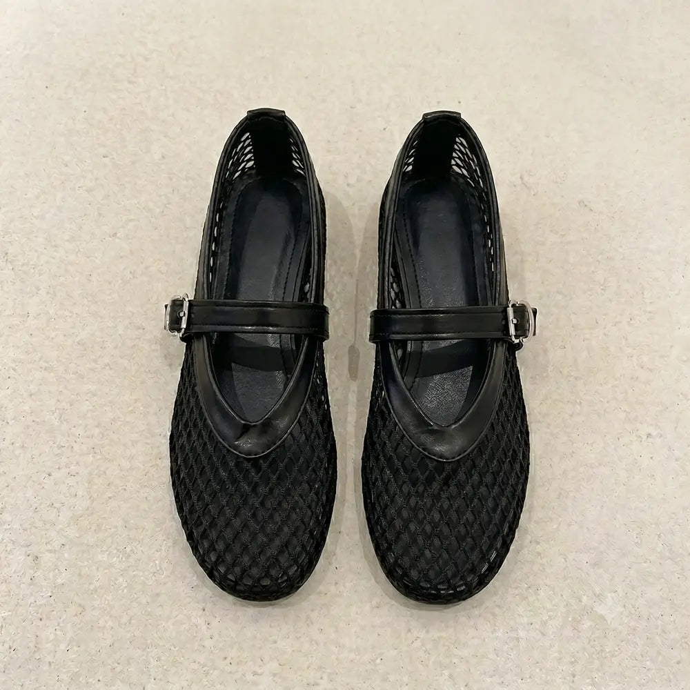 Luna Mesh Mary Janes