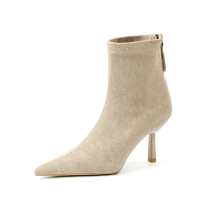 Kick Point Suede Booties