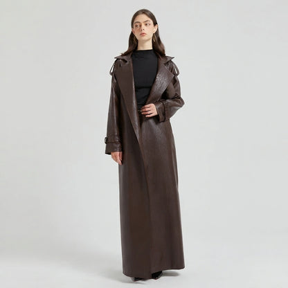Maxine Leather Trench