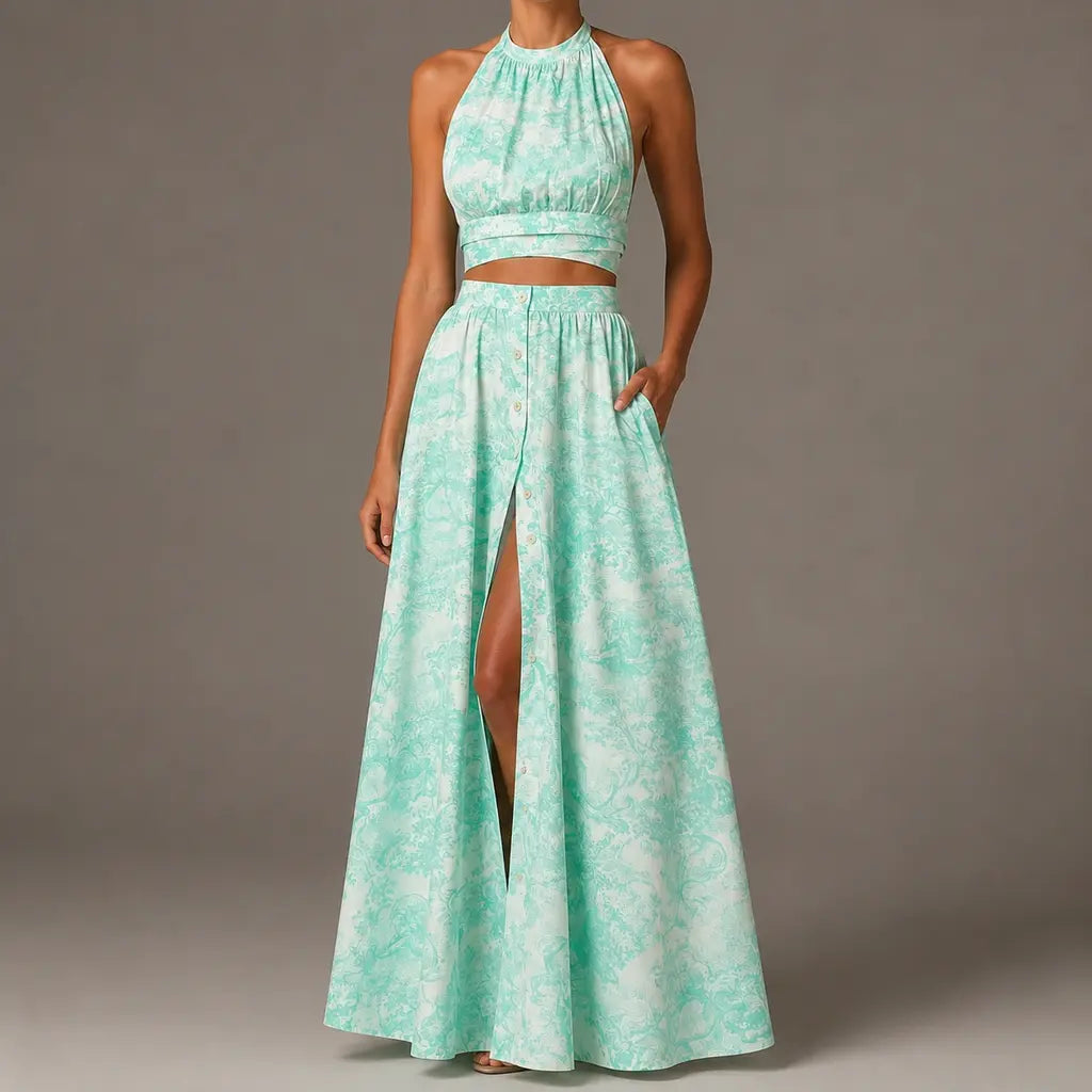 Amalfi Toile Two-Piece