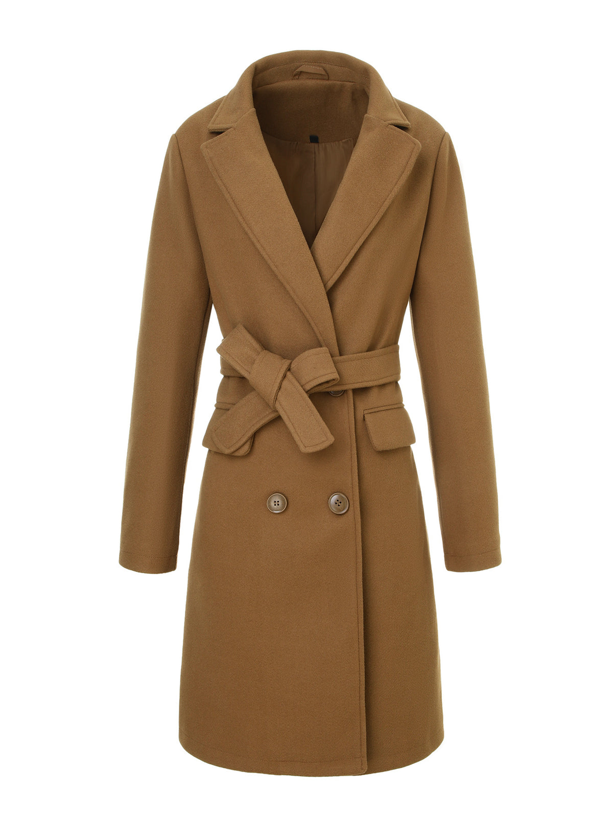 Camel Wrap Overcoat