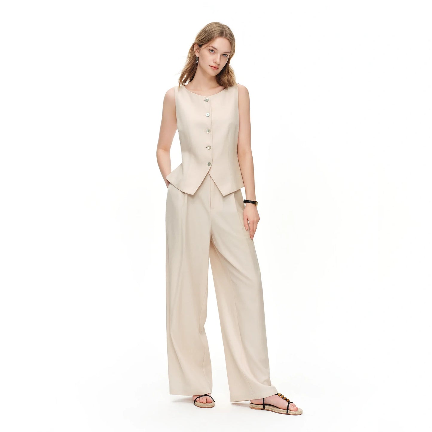 Crossback Tailored Vest