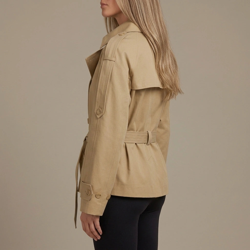 The Cropped Cotton Trench