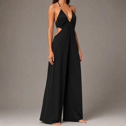 Cutout Halter Jumpsuit