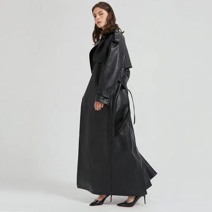 Maxine Leather Trench