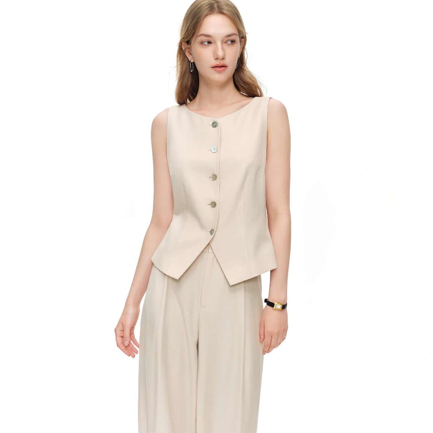 Crossback Tailored Vest