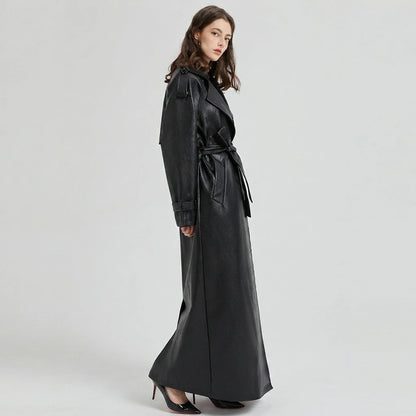 Maxine Leather Trench