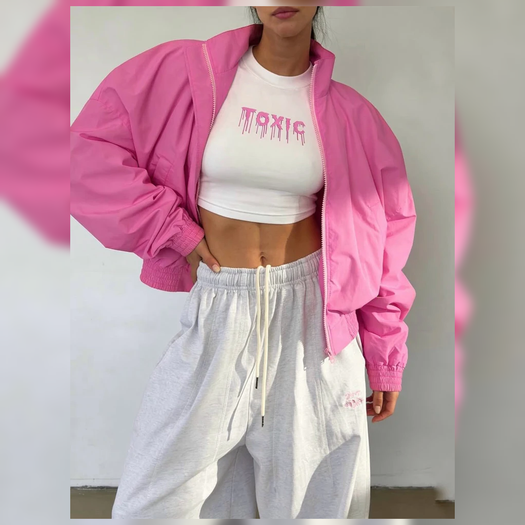 Drip Fade Bomber