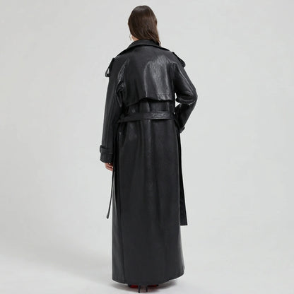 Maxine Leather Trench