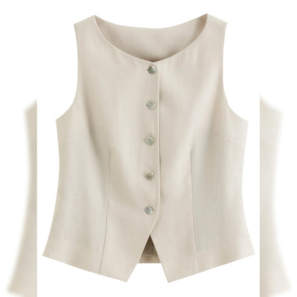 Crossback Tailored Vest