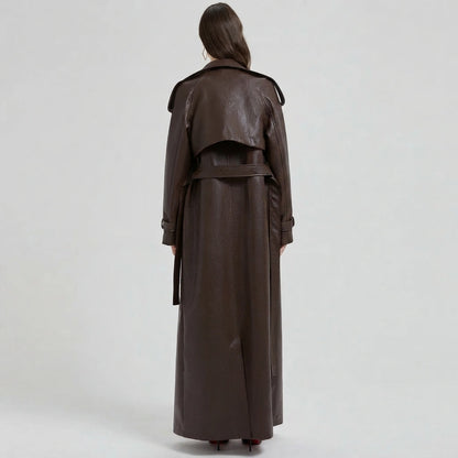 Maxine Leather Trench