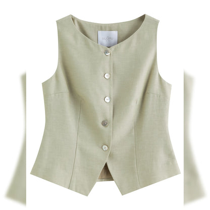 Crossback Tailored Vest