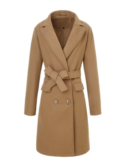 Camel Wrap Overcoat