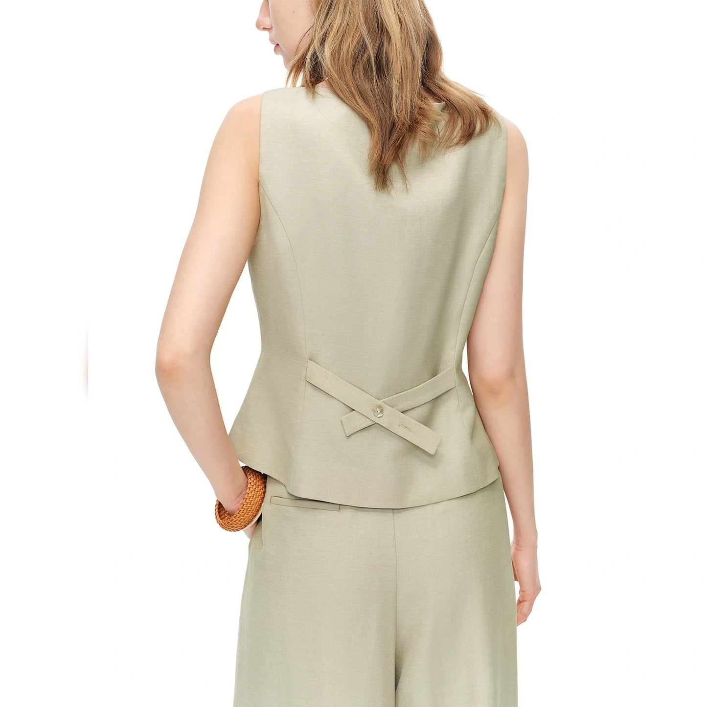 Crossback Tailored Vest