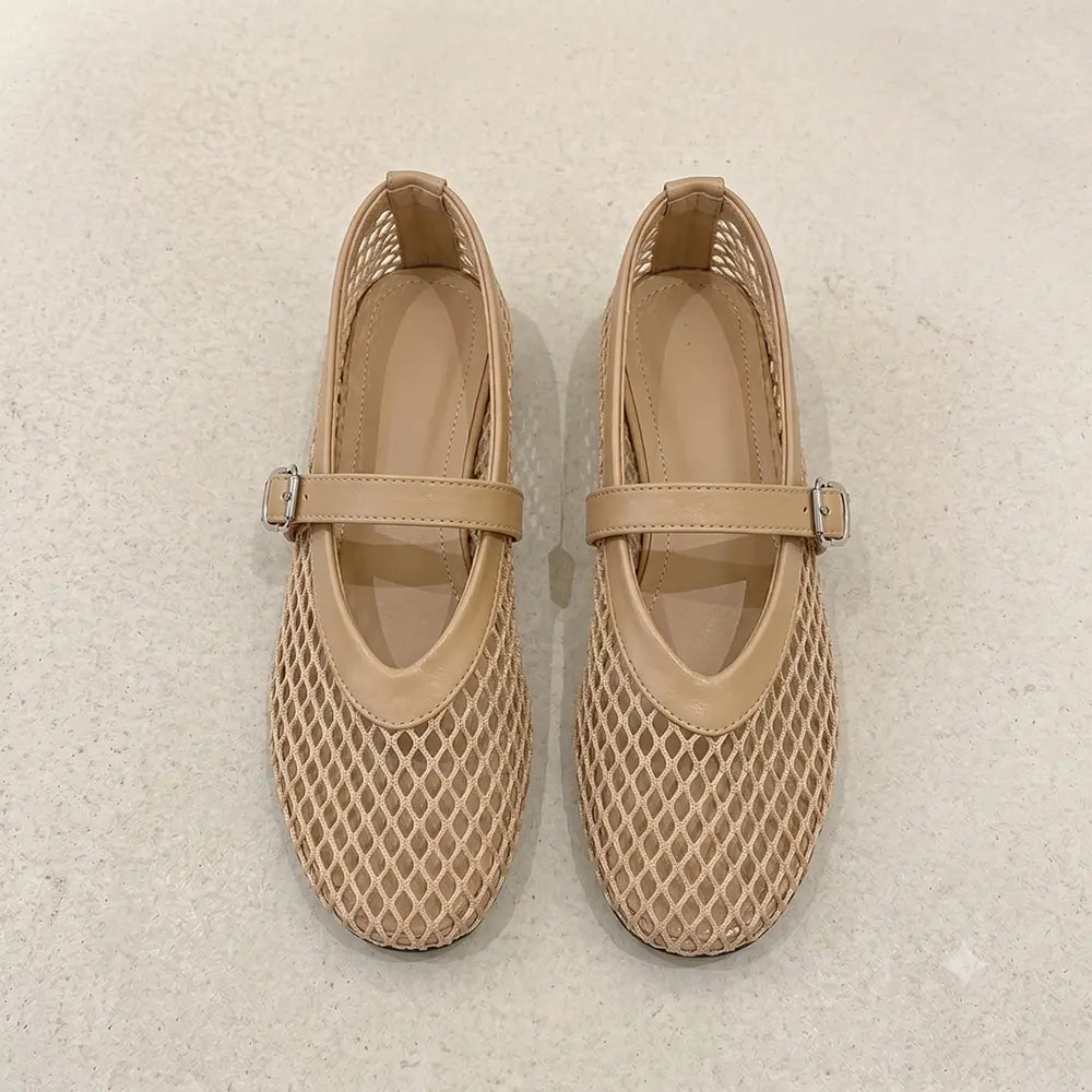 Luna Mesh Mary Janes
