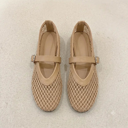 Luna Mesh Mary Janes