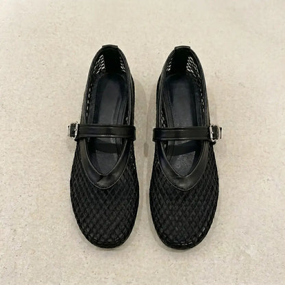 Luna Mesh Mary Janes