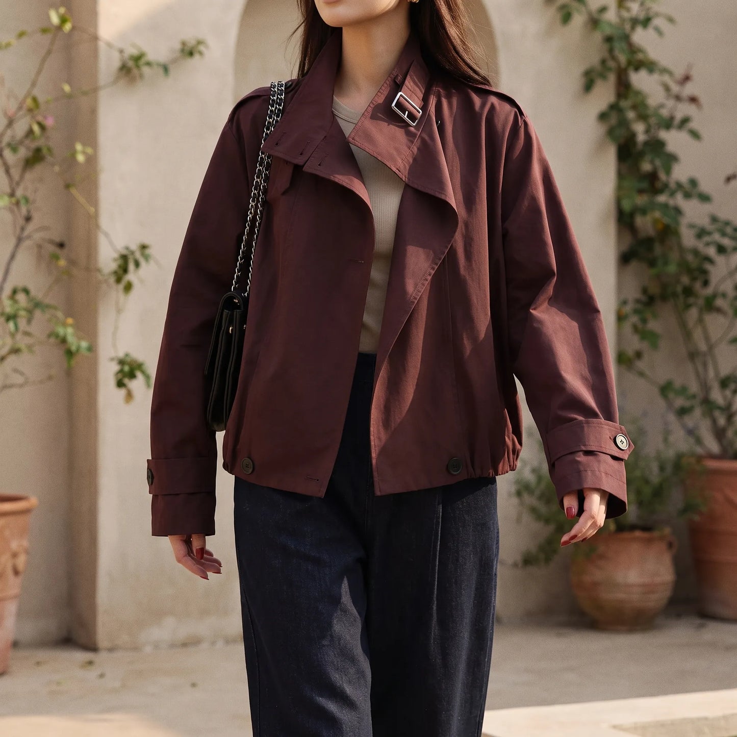 Casual Stand Collar Jacket