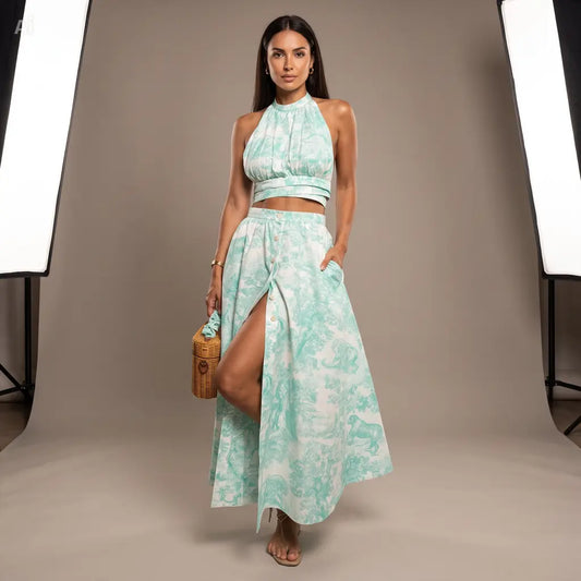 Amalfi Toile Two-Piece