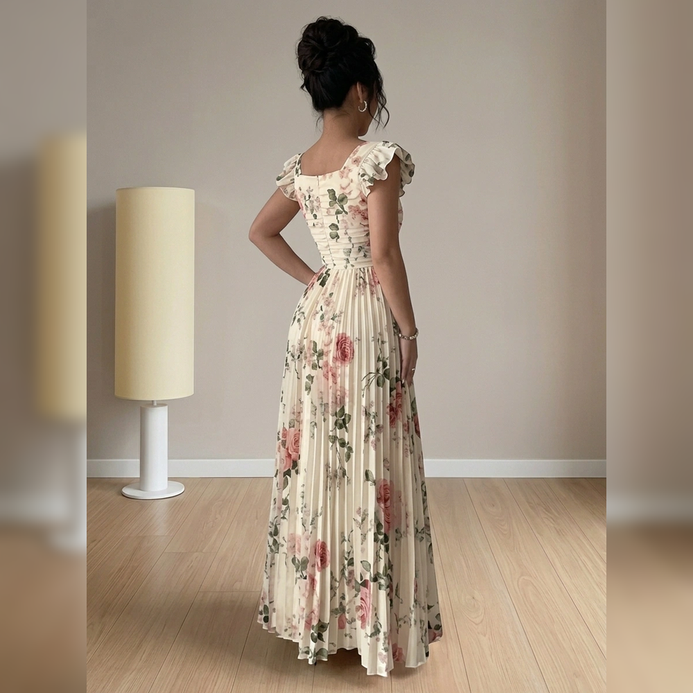 Rosewood Pleated Maxi