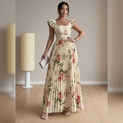Rosewood Pleated Maxi