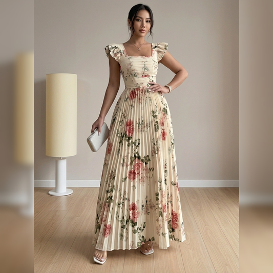 Rosewood Pleated Maxi