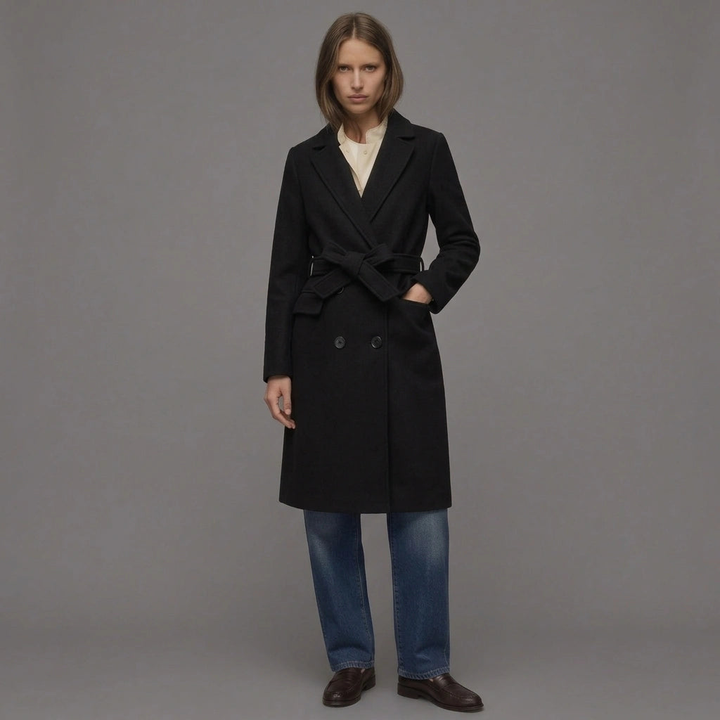 Camel Wrap Overcoat