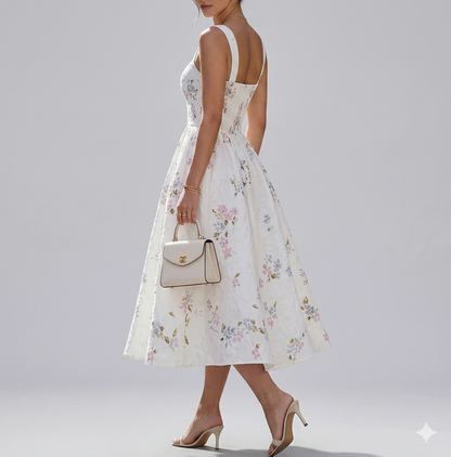 Botanical Corset Midi