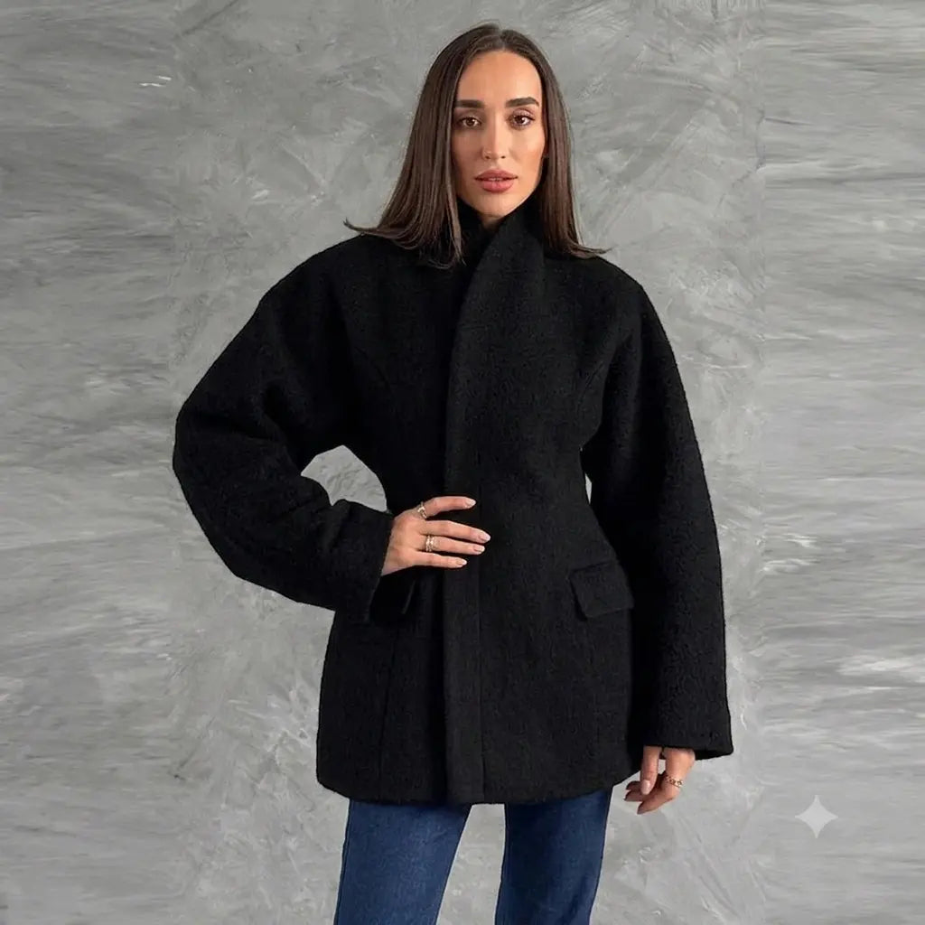Boucle Wool Coat