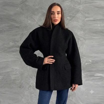 Boucle Wool Coat