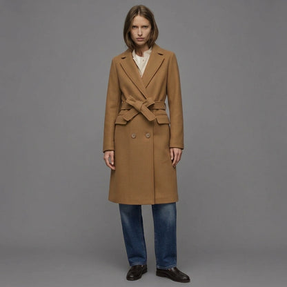 Camel Wrap Overcoat
