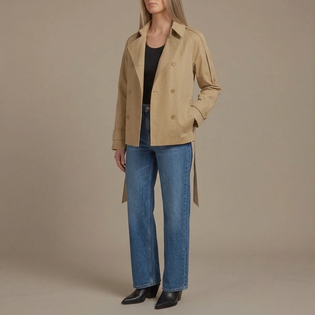 The Cropped Cotton Trench