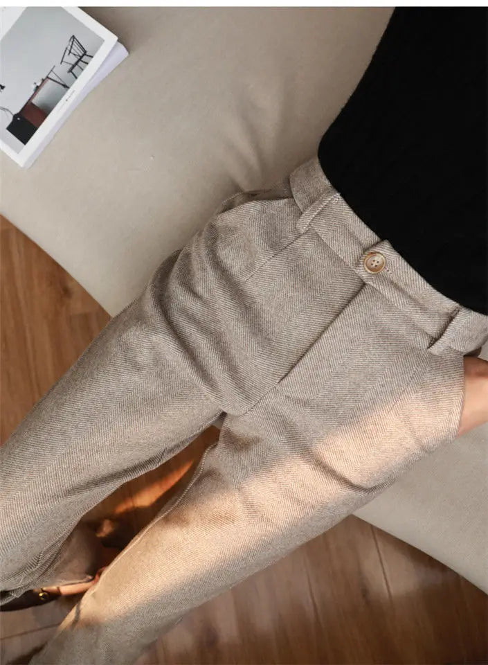 The Mira Herringbone Trouser