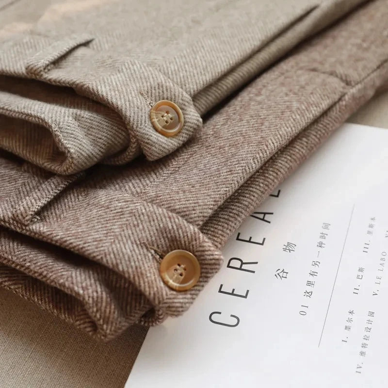 The Mira Herringbone Trouser
