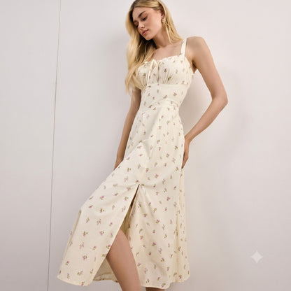 Sierra Floral Corset Midi