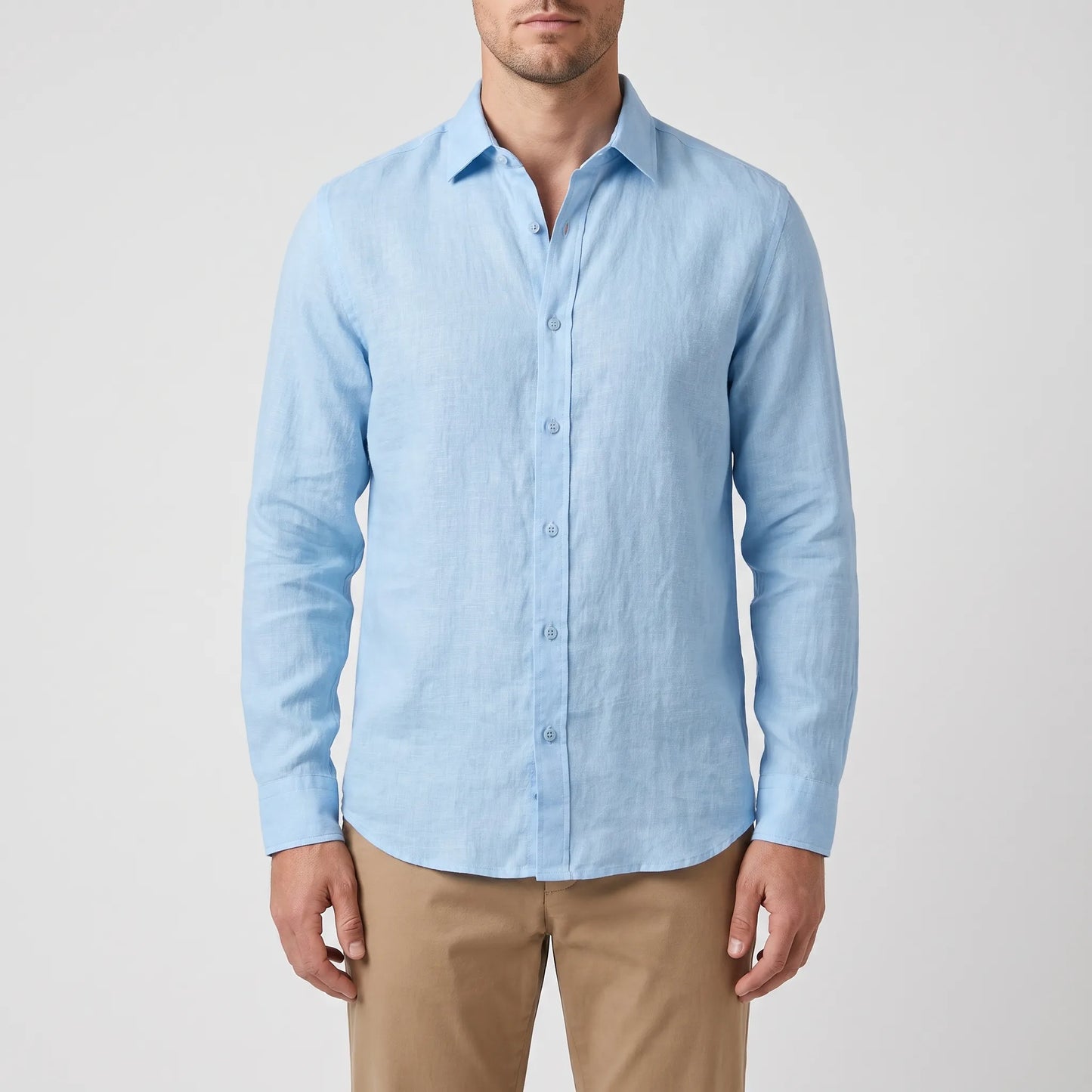 Men's Lightweight Breathable Button Up Shirt