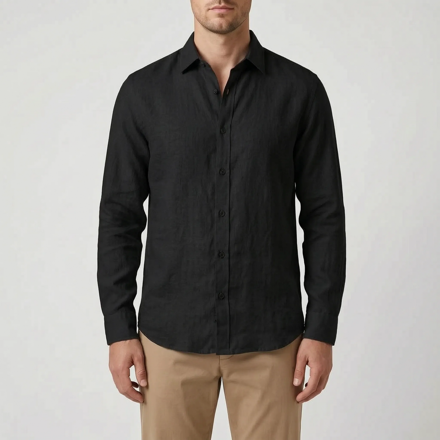Men's Lightweight Breathable Button Up Shirt