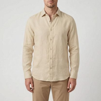 Men's Lightweight Breathable Button Up Shirt