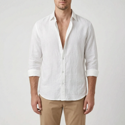 Men's Lightweight Breathable Button Up Shirt