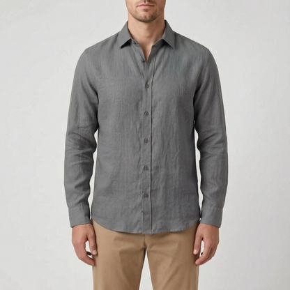 Men's Lightweight Breathable Button Up Shirt