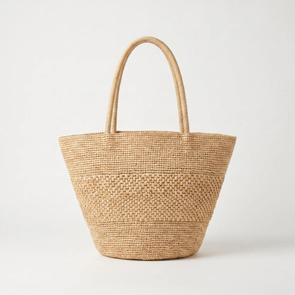 OceanaTote - Woven Summer Tote Bag