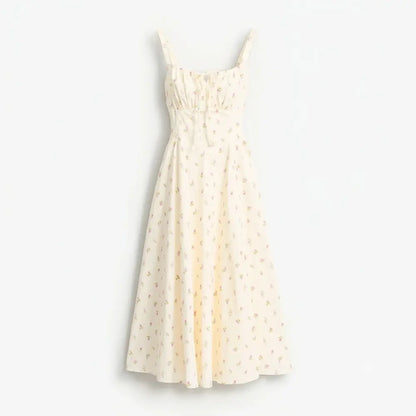 Sierra Floral Corset Midi