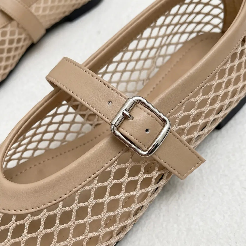 Luna Mesh Mary Janes