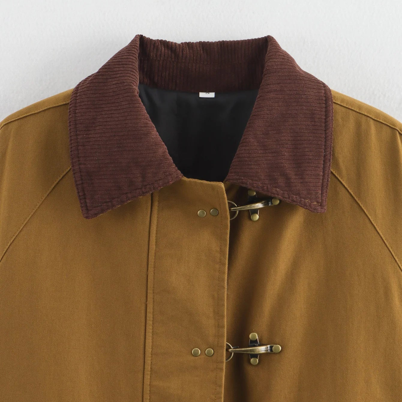 Relaxed Fit Casual Women's Camel Jacket