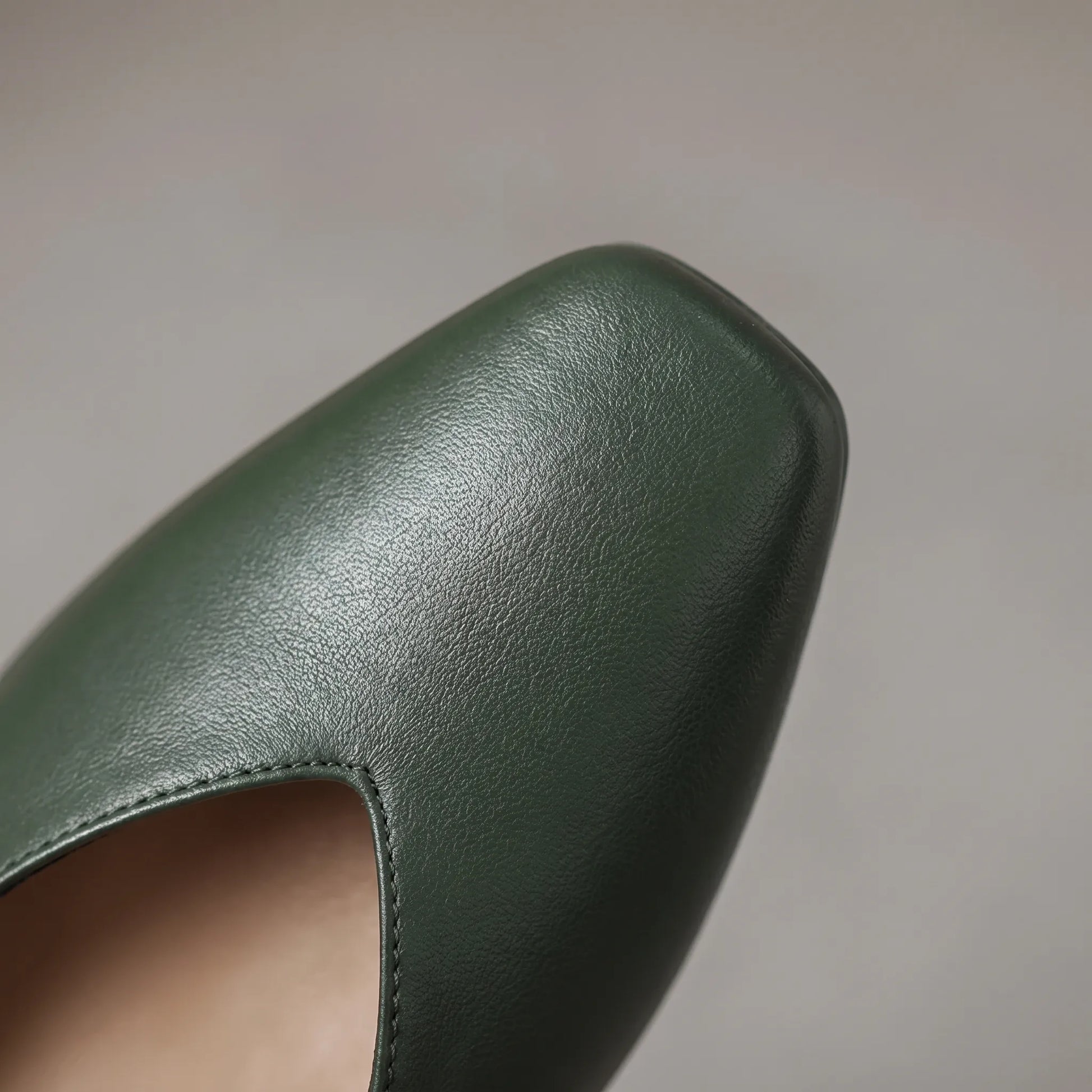 Retro Slip-On Low Heel Flats