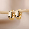 Teodor Luxe™ Chunky Gold Hoop Earrings