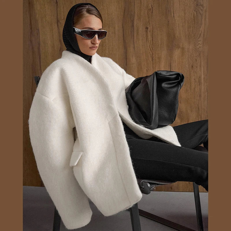 Boucle Wool Coat