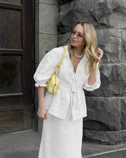 The Riviera Peplum Set