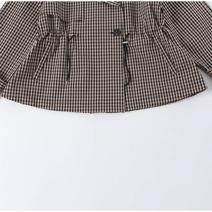 Gingham Cinch Jacket