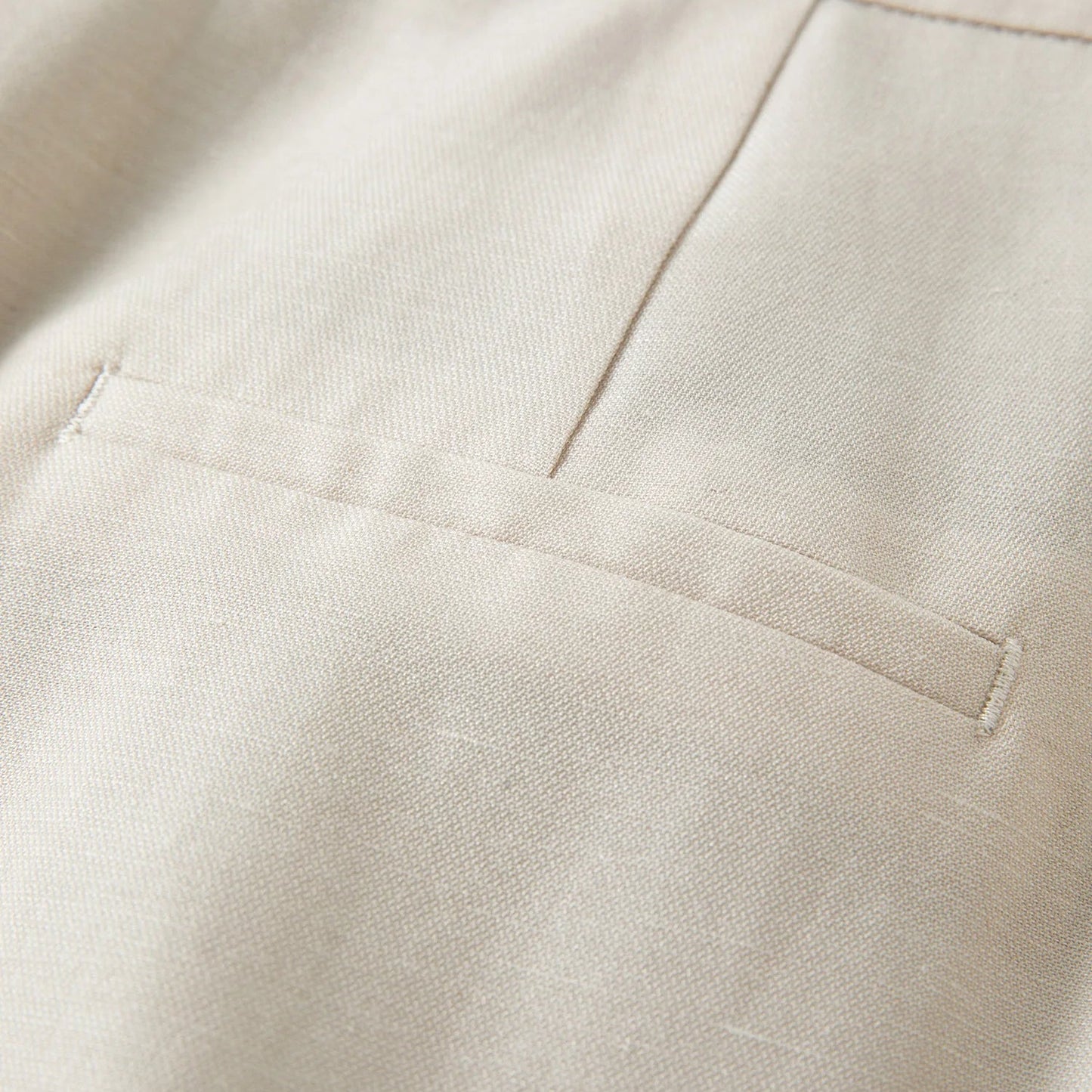 Wide-Leg Pleated Trousers